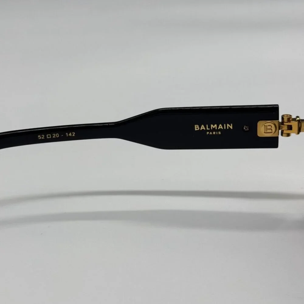 NEW BALMAIN ADMIRABLE UNISEX SUNGLASSES BALMAIN  BPS-130A BLACK - Picture 12 of 14